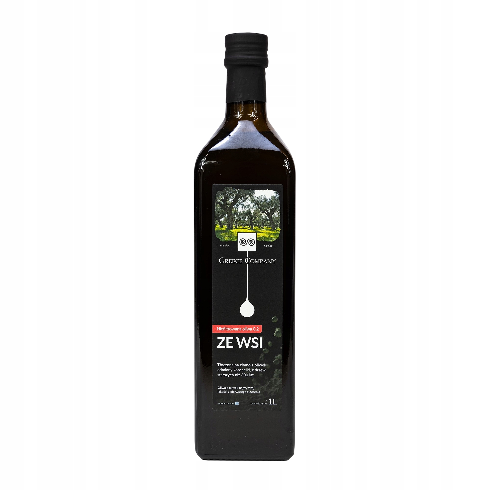 Oliwa z oliwek Ze Wsi niefiltrowana Extra Virgin wytrawna 0.2 1 L