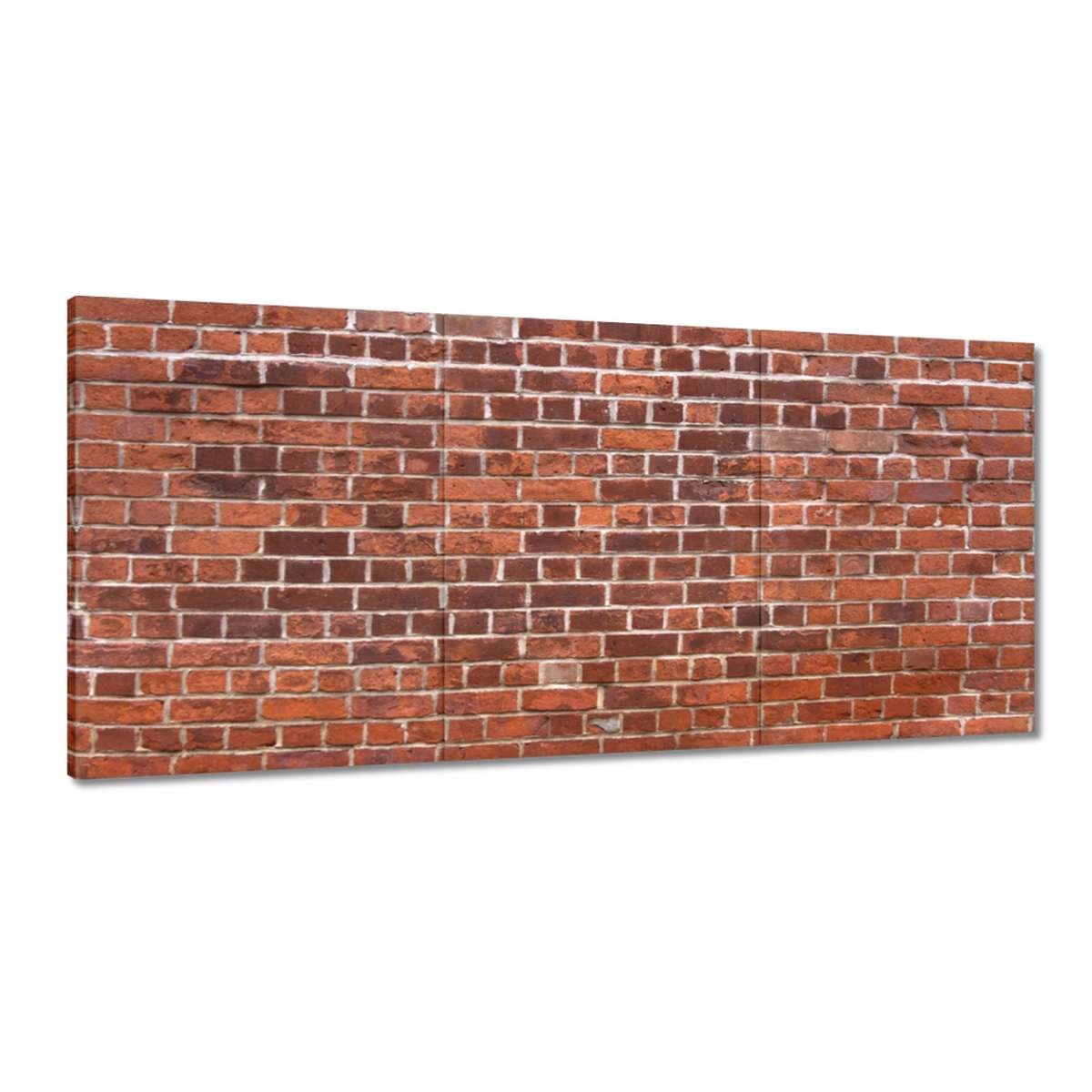 Obrazy 210x100 Tehlová stena Tehly