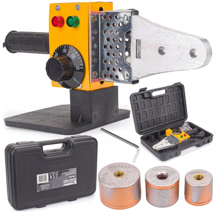 ZGRZEWARKA DO RUR PCV PP 1500W 3 MATRYCE 20-32MM