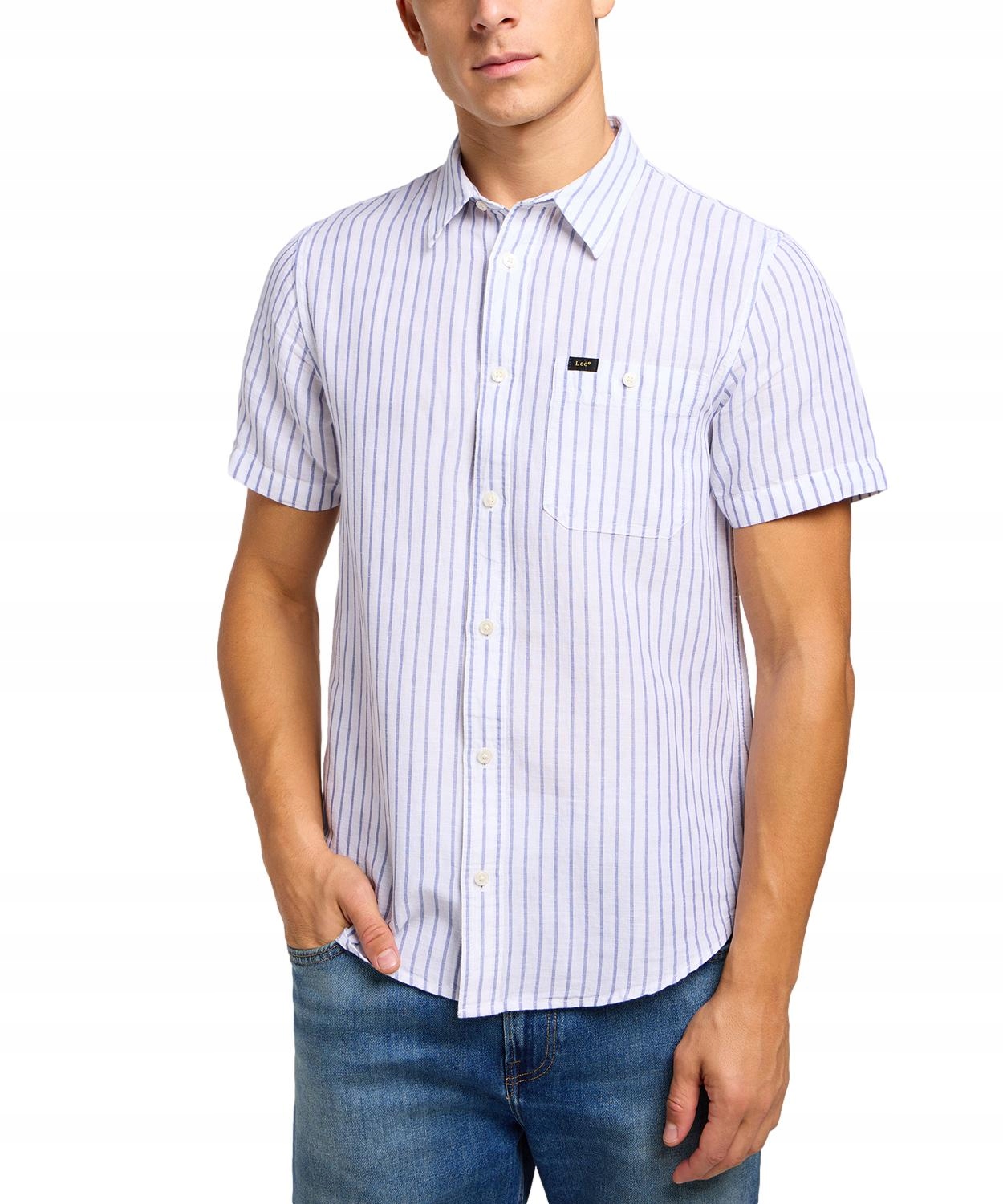 Košile Lee Ss Leesure 112349347 Surf Blue S