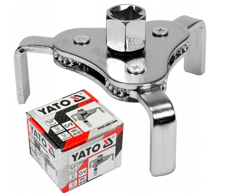 

Yato Klucz Do Filtra Oleju 3-RAMIONA 63-120 MM