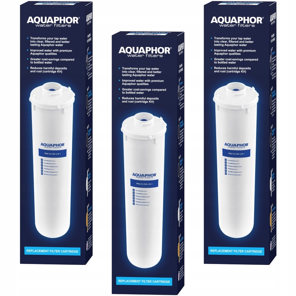 

Wkłady filtrujące Aquaphor K2, K5, K7
