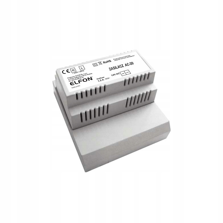 Zasilacz AC-20 1,5A Optima DOMOFON ELFON