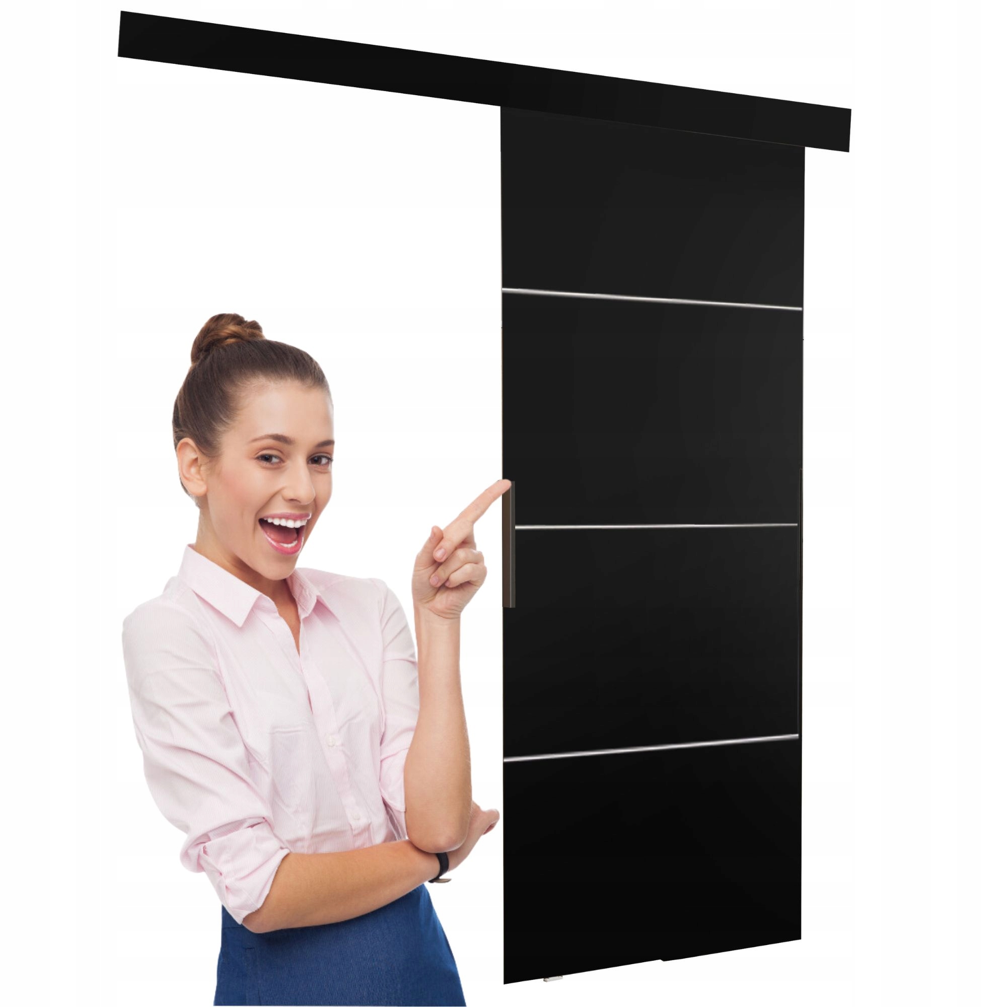 Posuvné nástěnné dveře Multi Plus 80 s krycím krytem