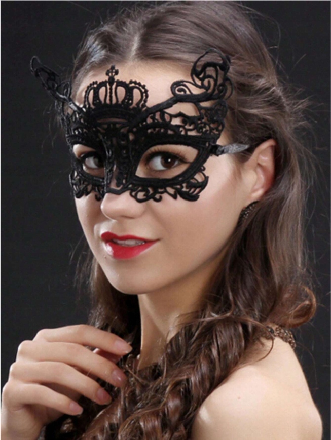 SEKSOWNA KORONKOWA MASKA NA OCZY OPASKA PANIEŃSKIE Rodzaj na twarz