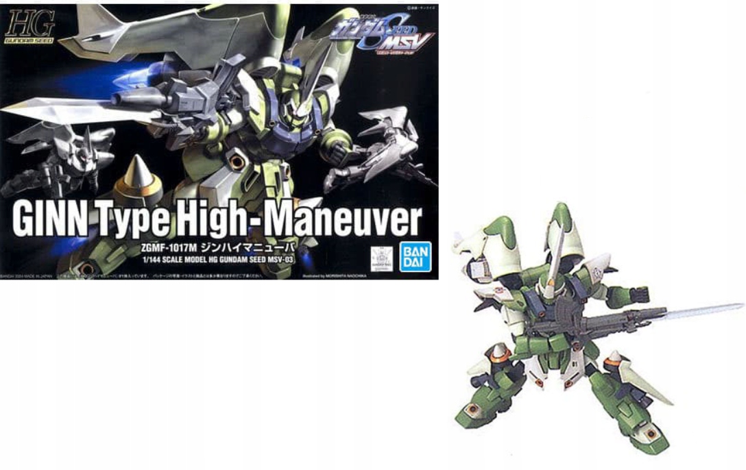 Gundam 1/144 Hg Ginn High Spec Custom Model Kit 13cm