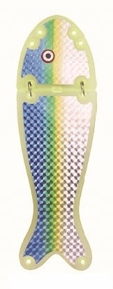 FLASHER O'KI VK-SALMON CHARTR/ BLUE/GREEN YELOW 9,5'' 24CM