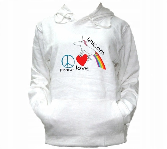 

XXL Bluza Kaptur Damska Unicorn I Want To Believe