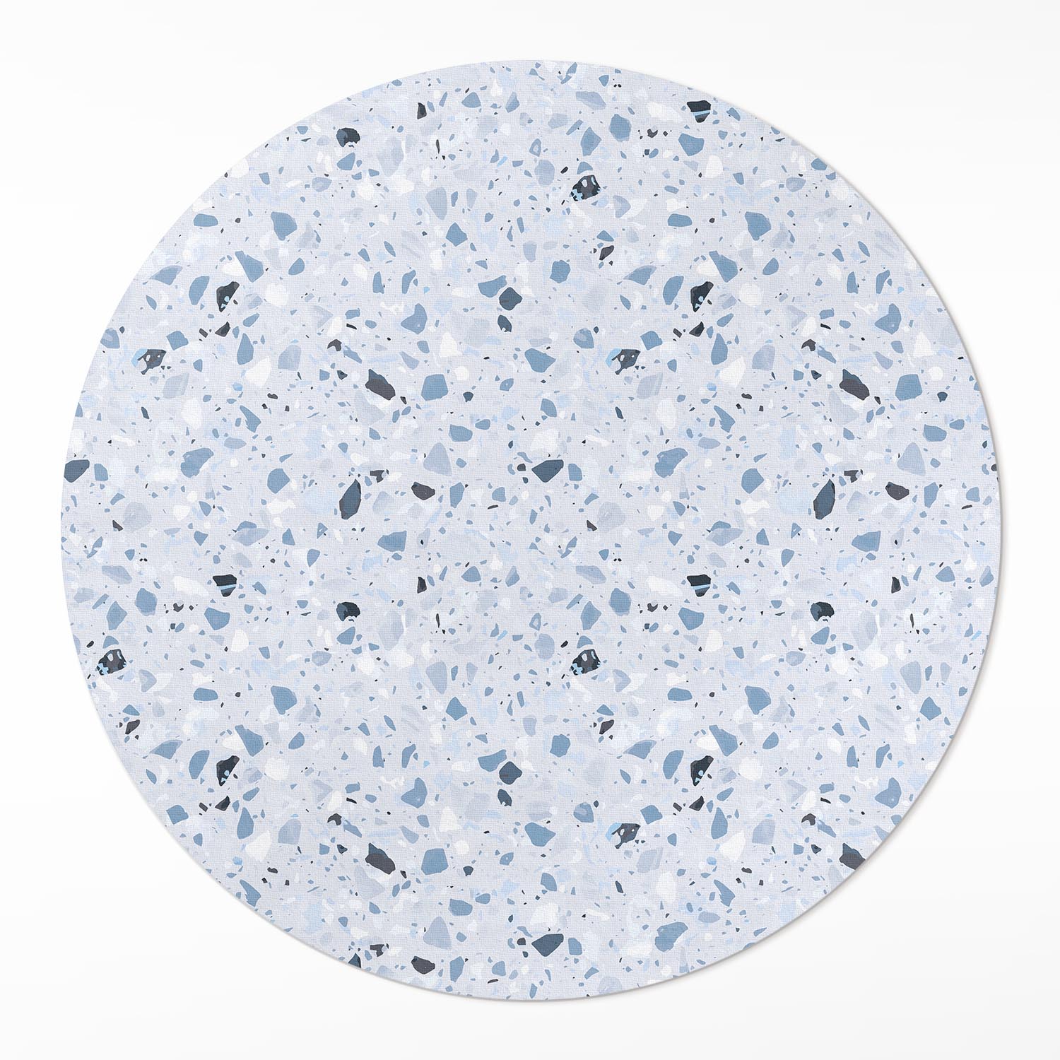 Dekoratívny okrúhly vnútorný koberec Kamenná doska štýlový gres ⌀ 100 cm