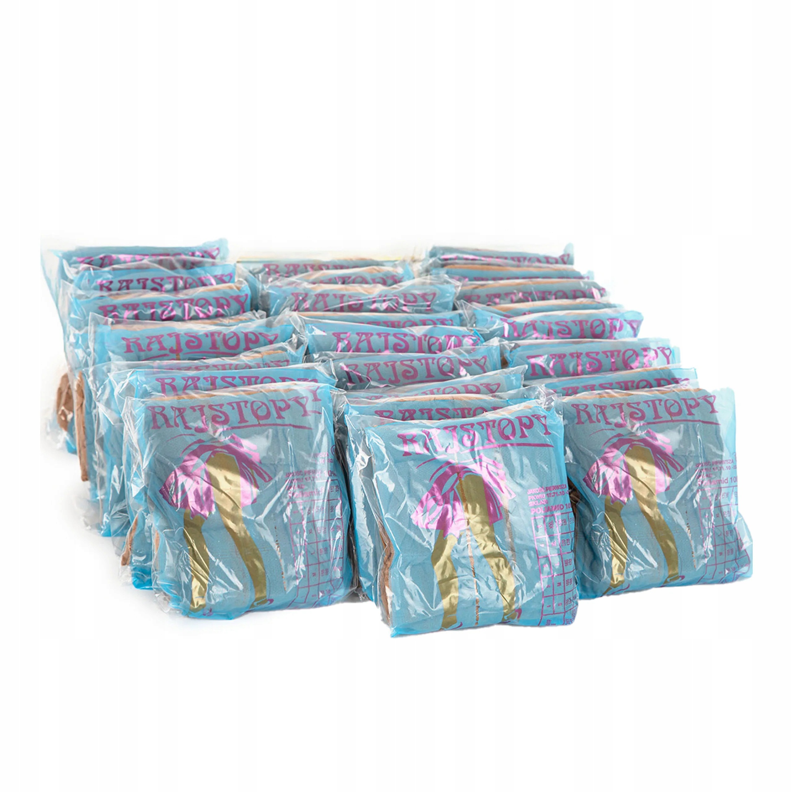 Multipack 25 ks punčocháče 20 den tenké hladké pro práci 4-XL Safari