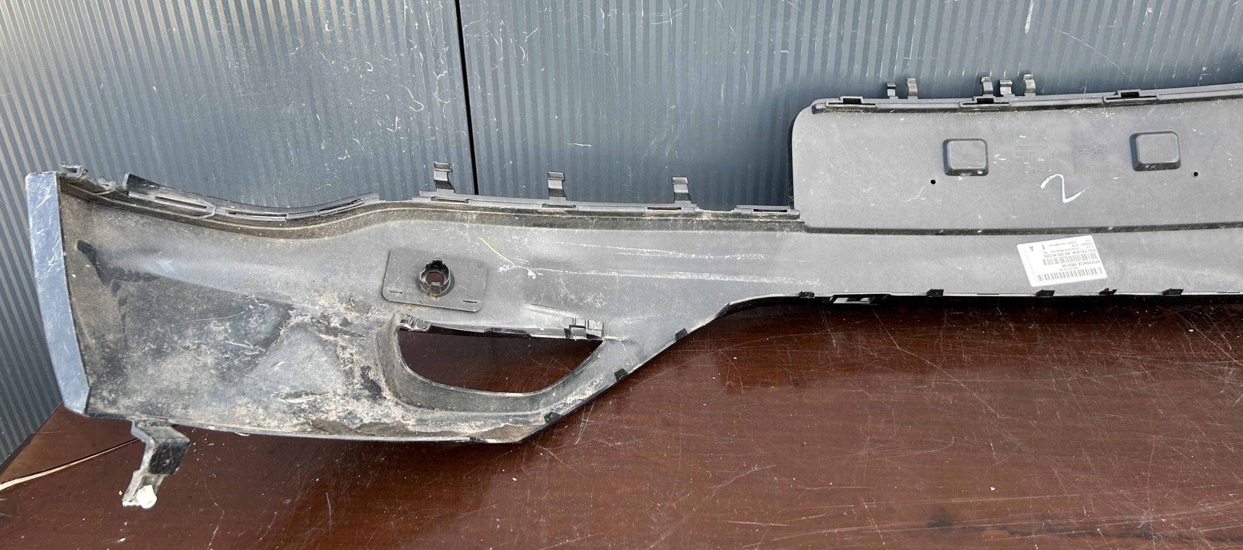bumper rear part rear part lower RENAULT MEGANE III RS 09- PDC