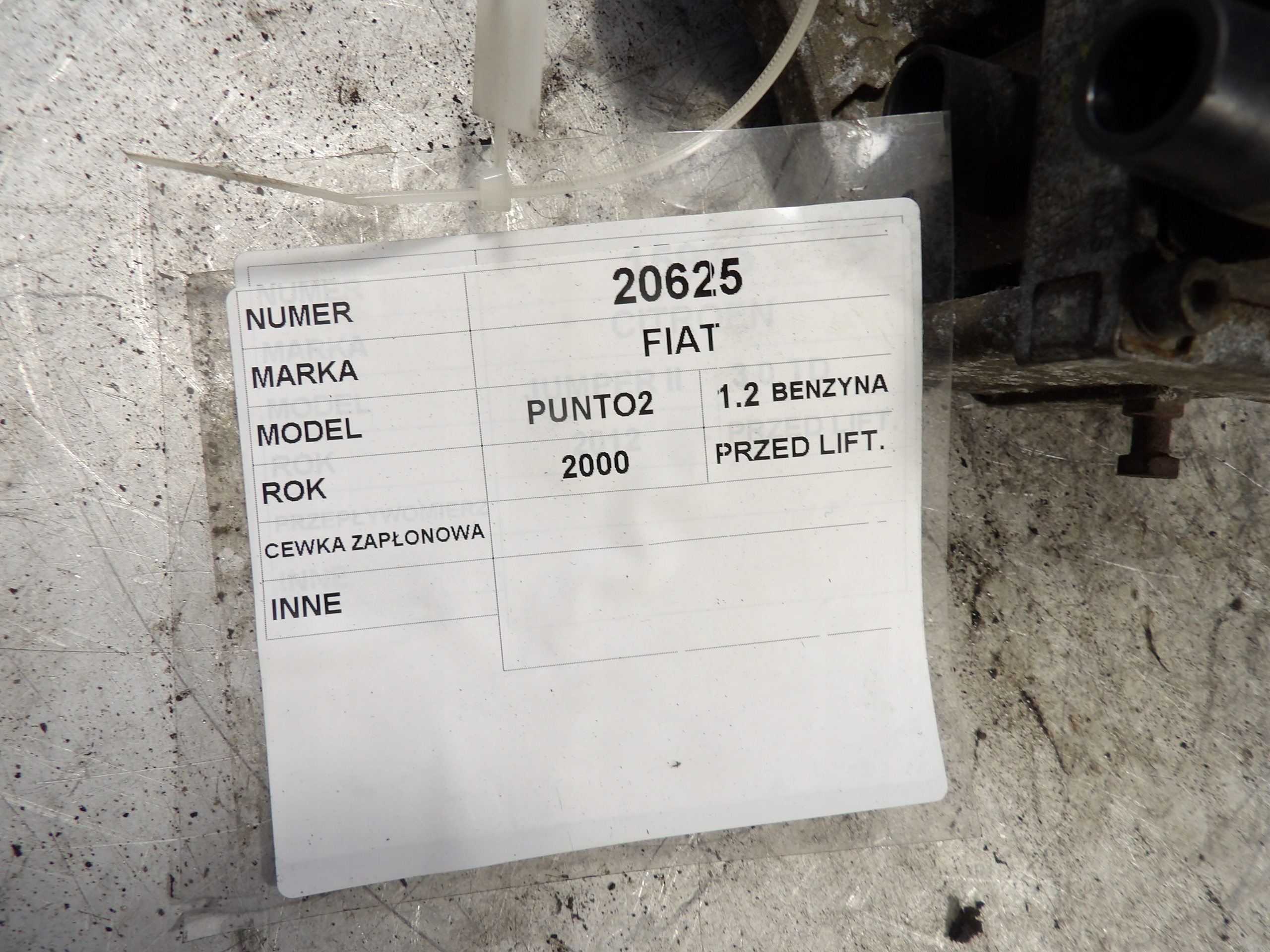Fiat Punto II coil ignition 1,2B