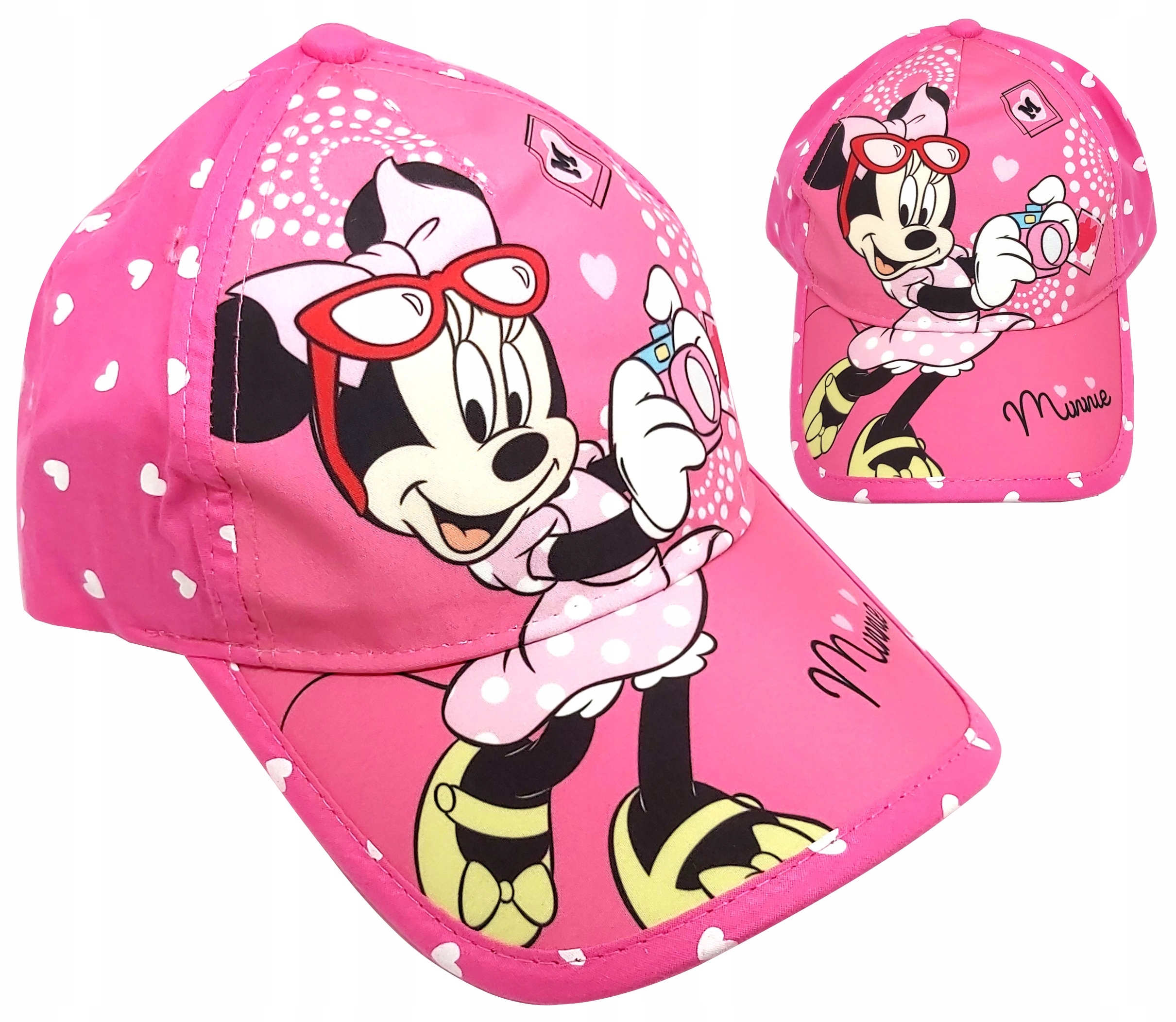 

Myszka Minnie Czapka z daszkiem Bejsbolówka r.54