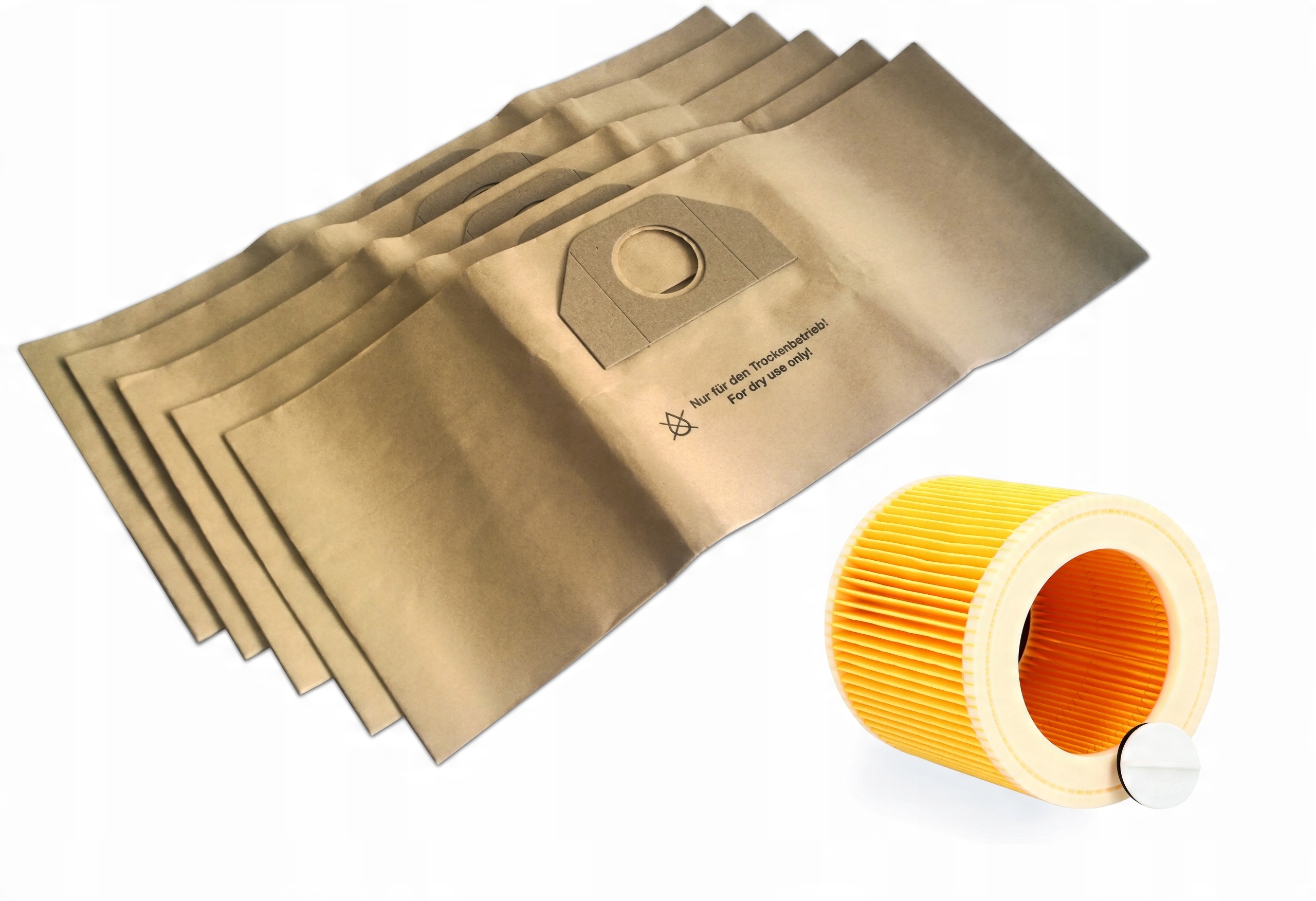 

5x Worki + Filtr Odkurzacza Karcher A 2254 Me