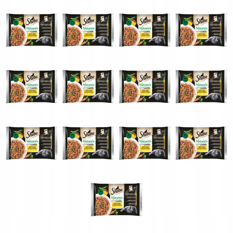 Sheba Nature's Collection Drůbeží příchutě v želé 340 g (4x85 g) X13
