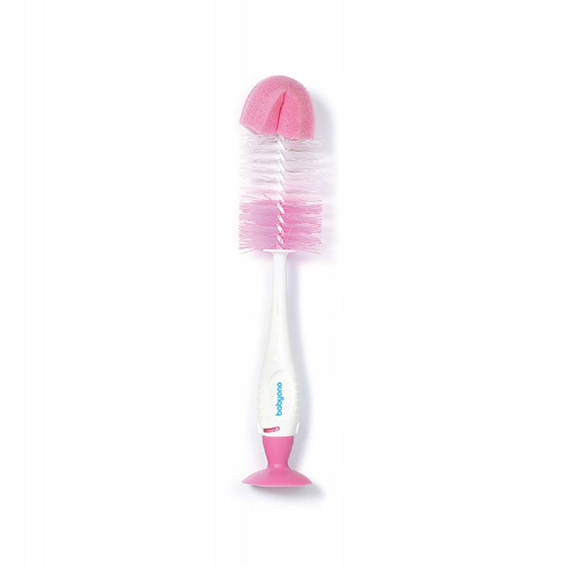 BABYONO SZCZOTKA DO BUTELEK SMOCZKÓW Z PRZYSSAWKĄ