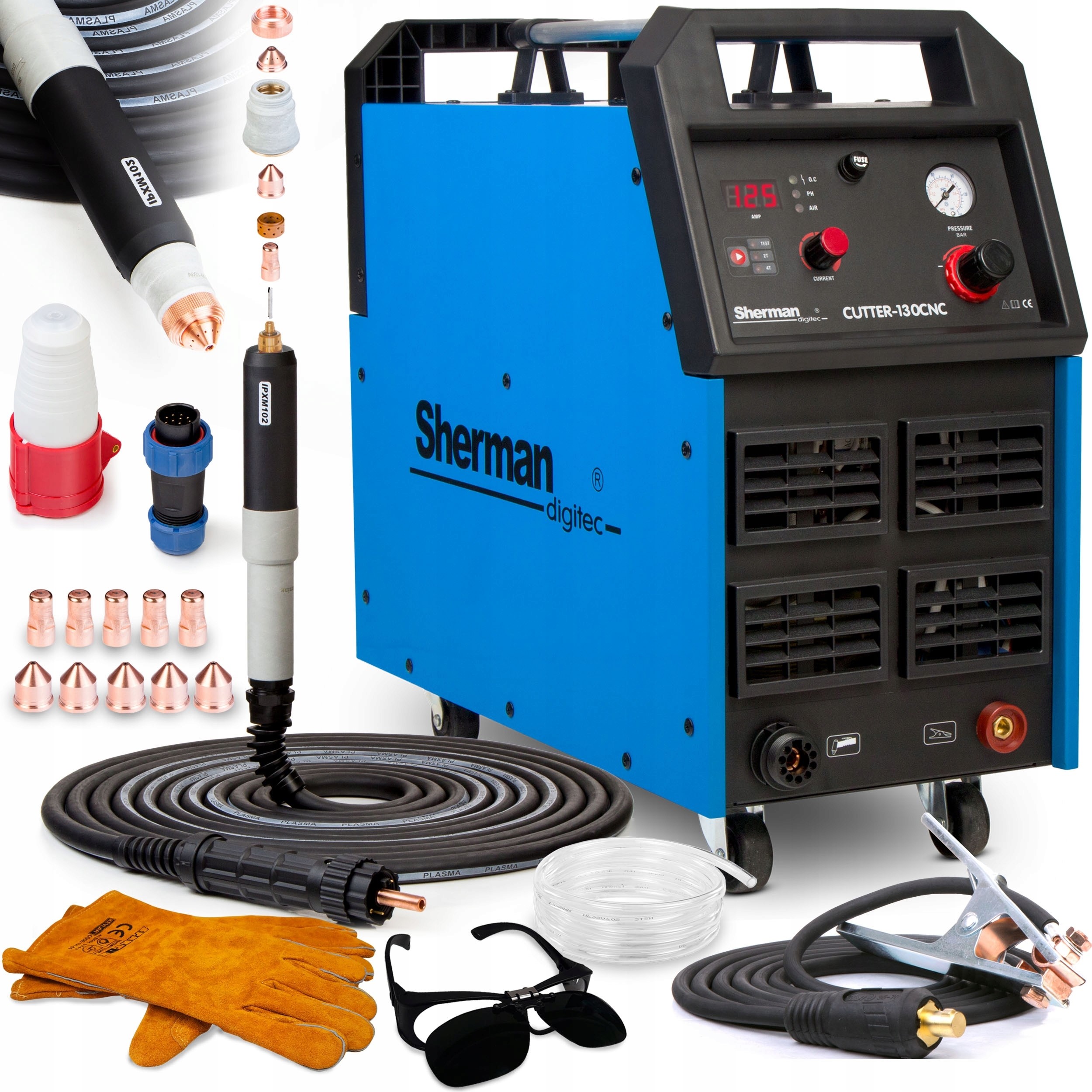 Plazmová Řezačka Plasma Sherman Cutter 130 Cnc 400V 45 MM 125A