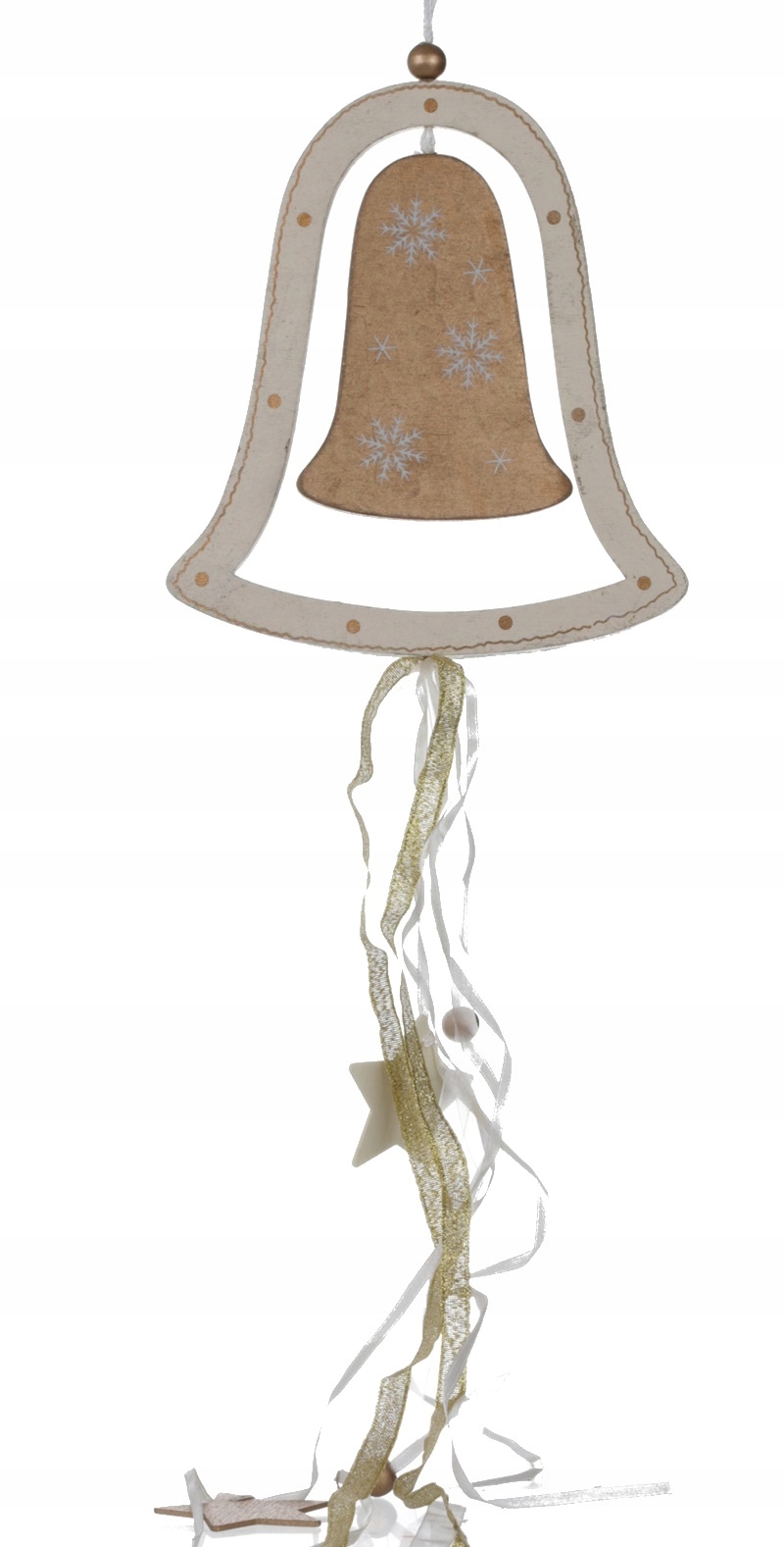 

Ruchome 3 zawieszki z drewna do okna na święta