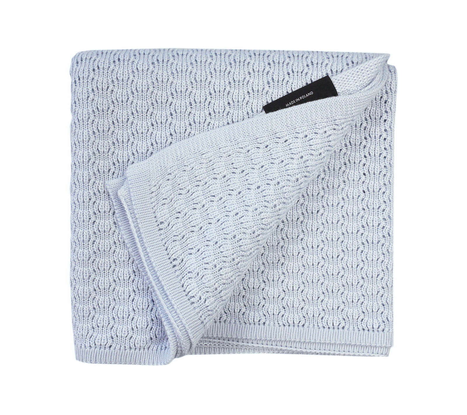 LULLALOVE KOCYK BAMBUSOWY KOC MOTYLEK BŁĘKIT