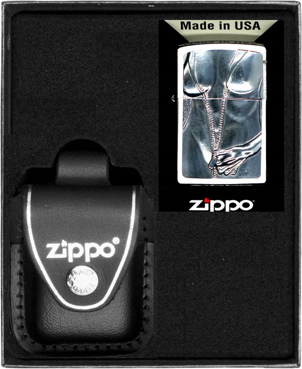 Sada Zippo Zapalovač Zipper Girl dárková No3