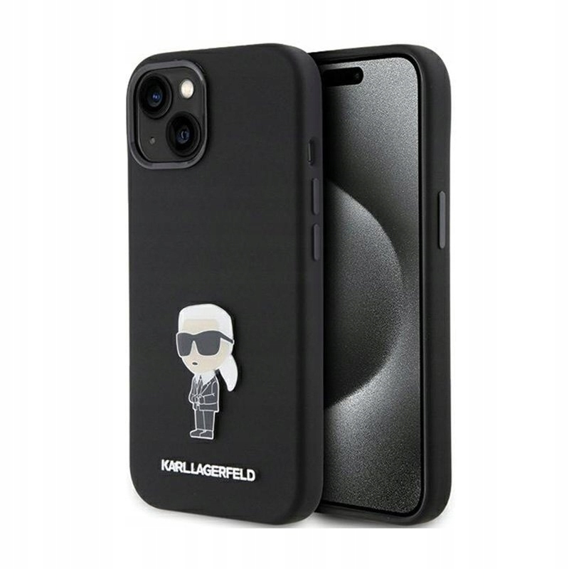 Karl Lagerfeld – Pouzdro pro iPhone 15 (černé)