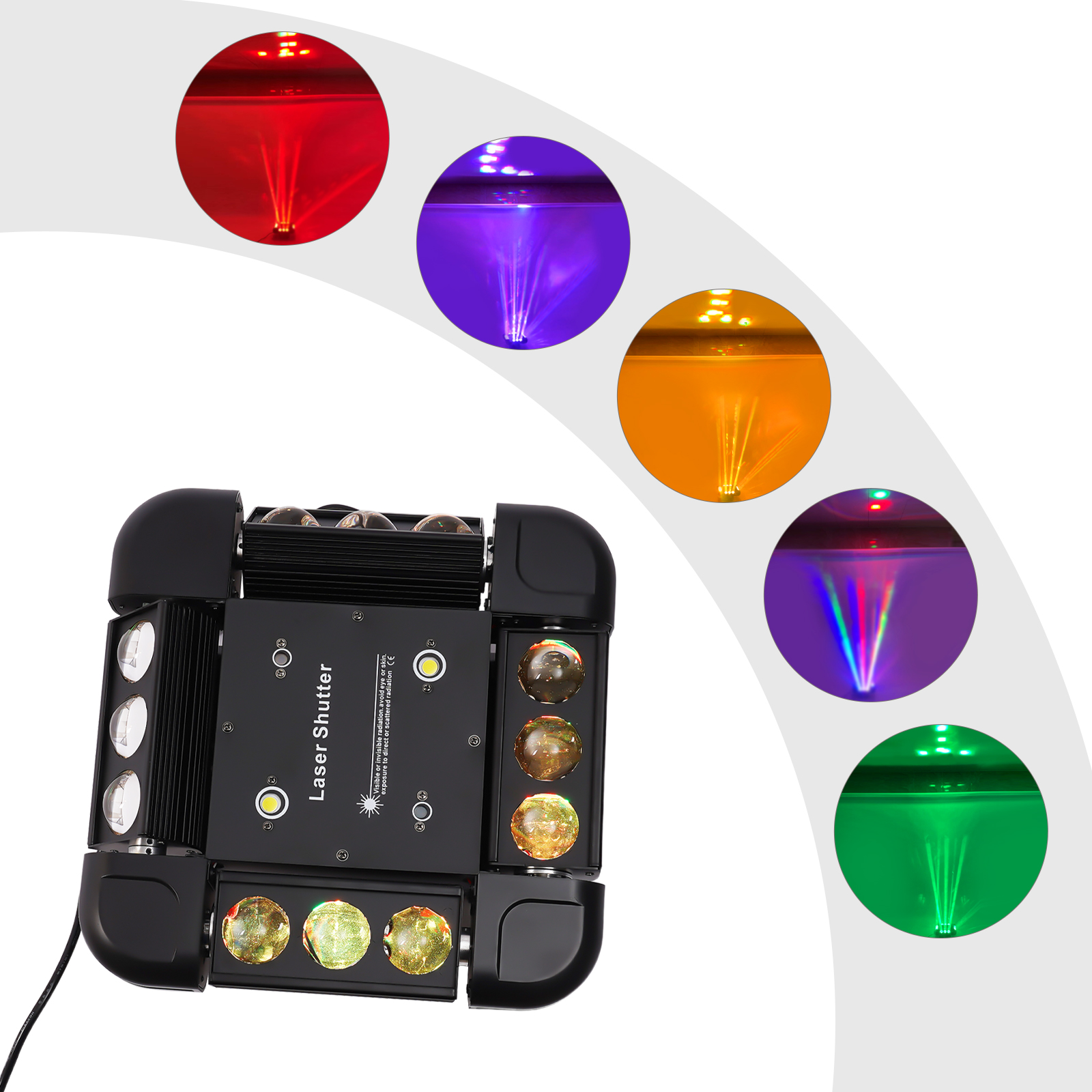 4-w-1 DJ lampa sceniczna disco lampa Marka Inna