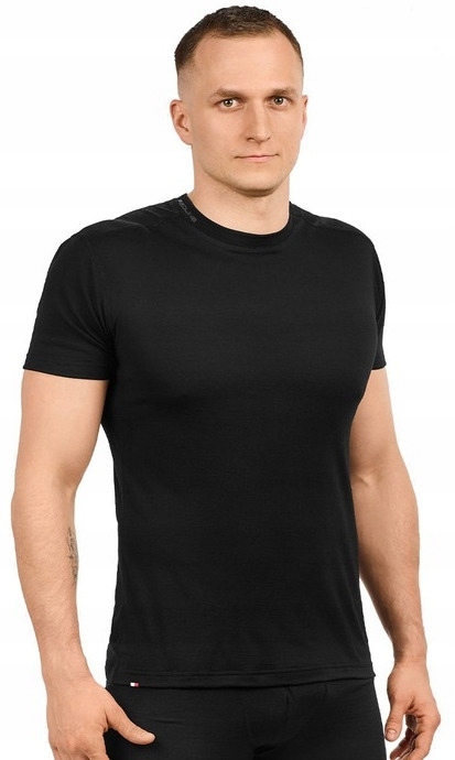 Redline Merino Saxon 2.0 Ts Černá Termoaktivní Motocyklová Košile