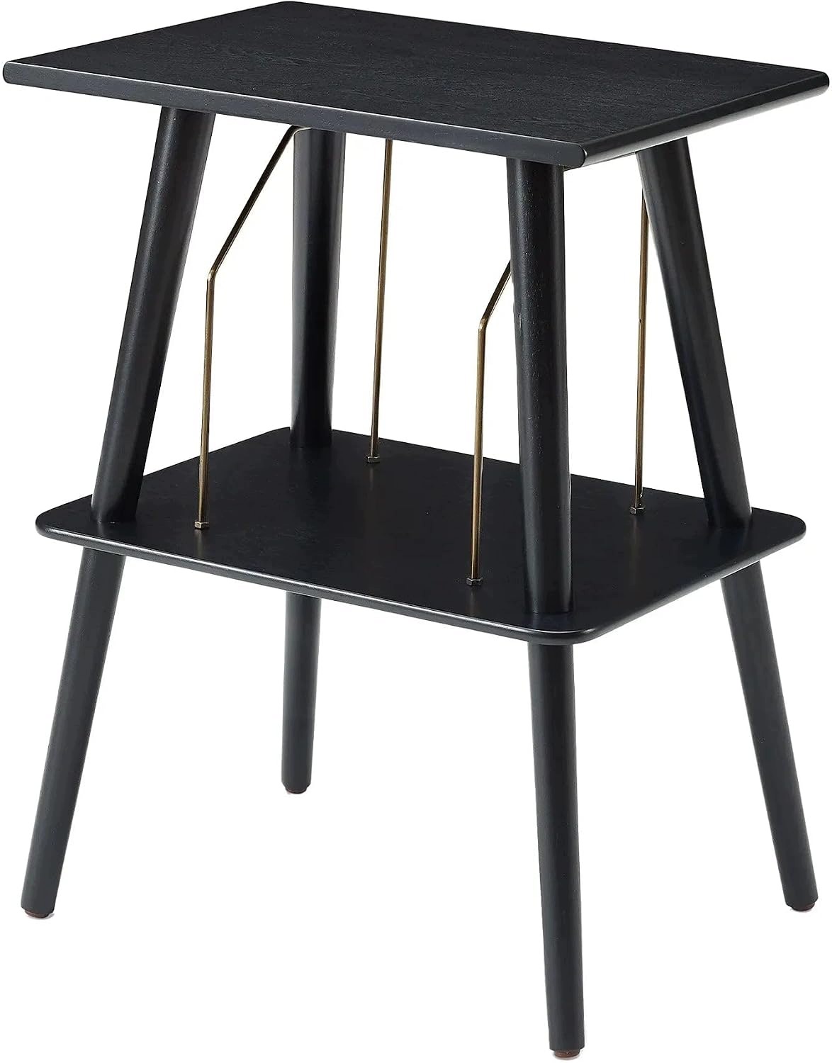 Crosley Manchester Stojan Na Vinylové Platne Drevo Čierny