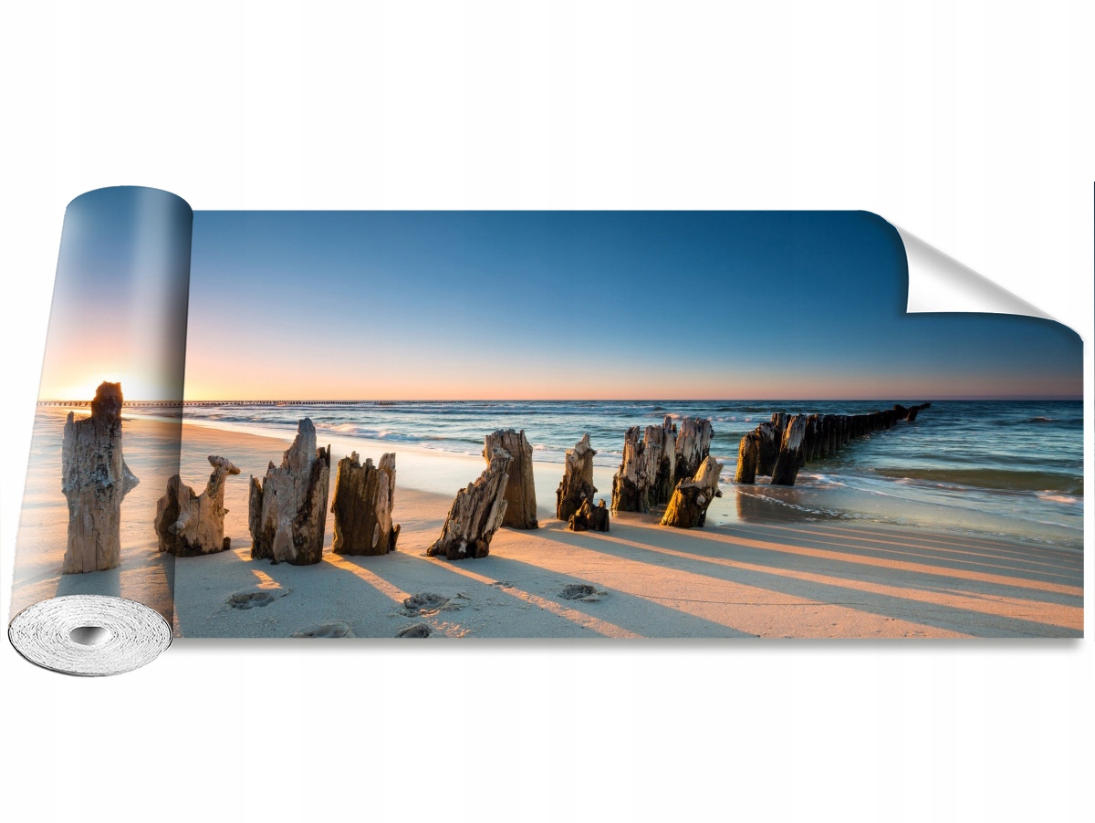 

Tapeta Samoprzylepna Plaża Falochron 250x104