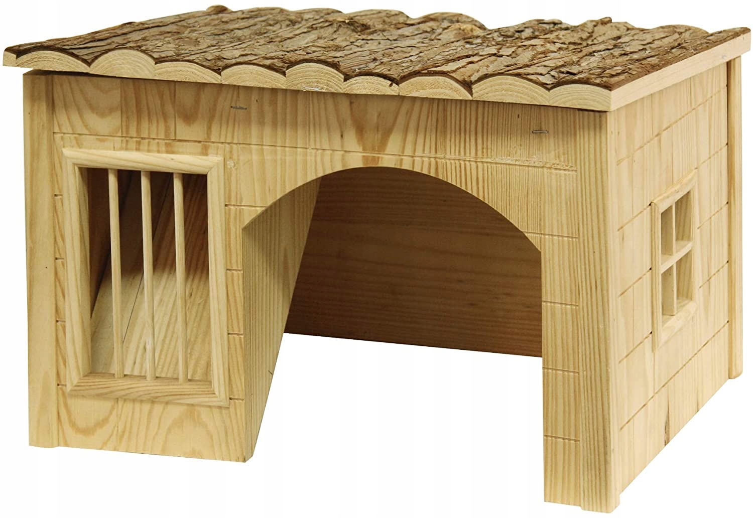 Levně Domeček pro králíky s jeslemi na seno Kerbl 82759, 42x34,5x27 cm