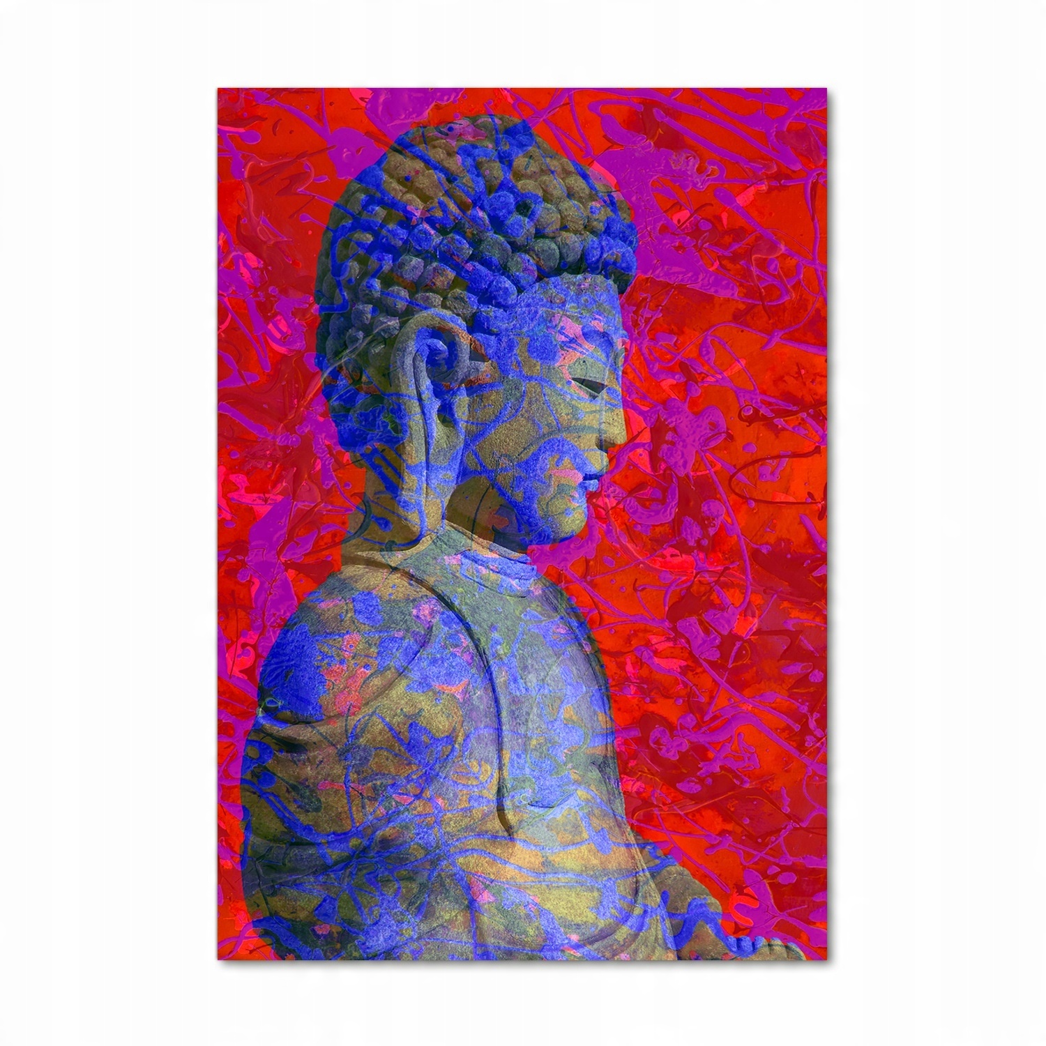 

Foto obraz szkło akrylowe Abstrakcja budda 70x100