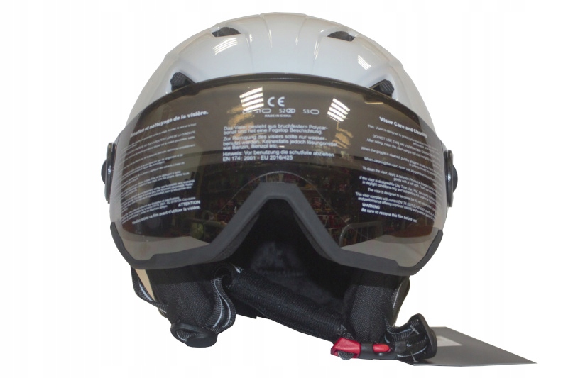 KASK WOOSH WHITE SZYBA L (59-60CM) +SKI RZEP EAN (GTIN) 5949027053468