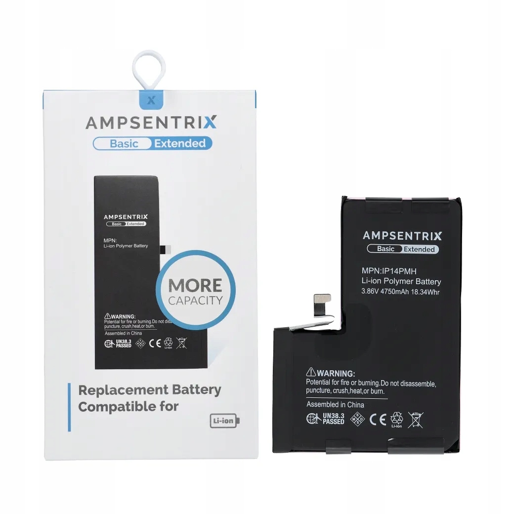 Baterie Pro Iphone 14 Pro Max 4750MAH Li-ion Ampsentrix Basic Akumulátor
