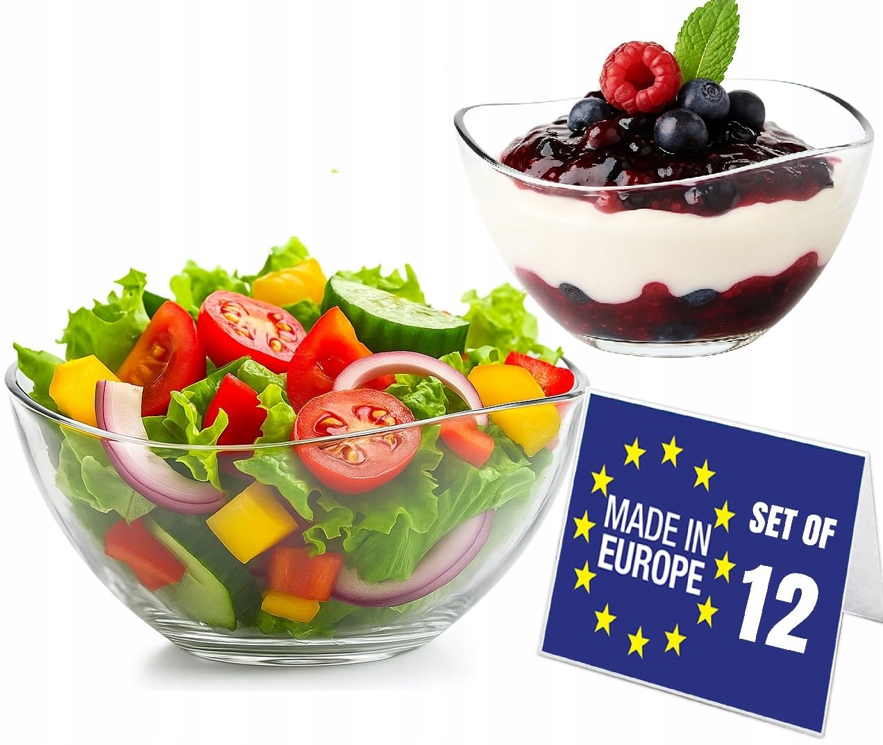 Misky na servírování Nordic Schiller 12 Kusů 310 ml Bezpečné a elegantní