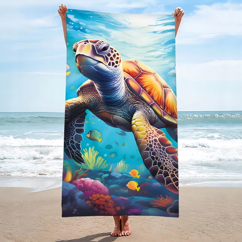 RĘCZNIK PLAŻOWY KĄPIELOWY DUŻY SZYBKOSCHNĄCY 100x180 NA BASEN PLAŻA MIĘKKI Marka J&W