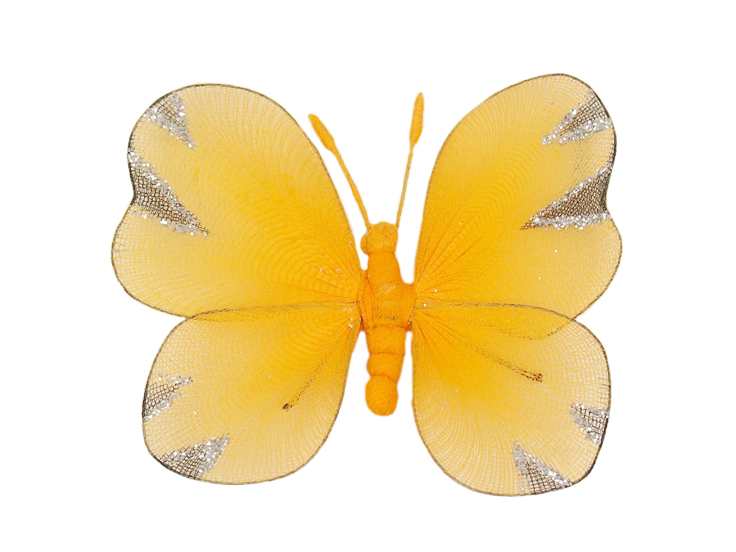 

Motyl żółty Motylek na firankę 15 cm