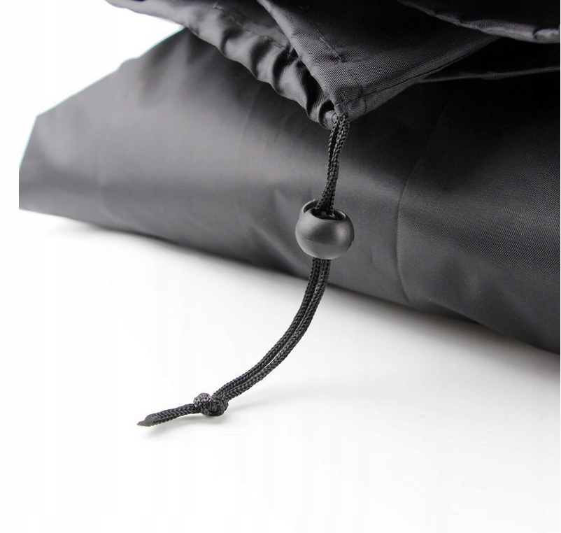 Pokrowiec ogrodowy na zestaw 315 x 160 x 74 cm czarny wodoodporny Rodzaj na zestaw