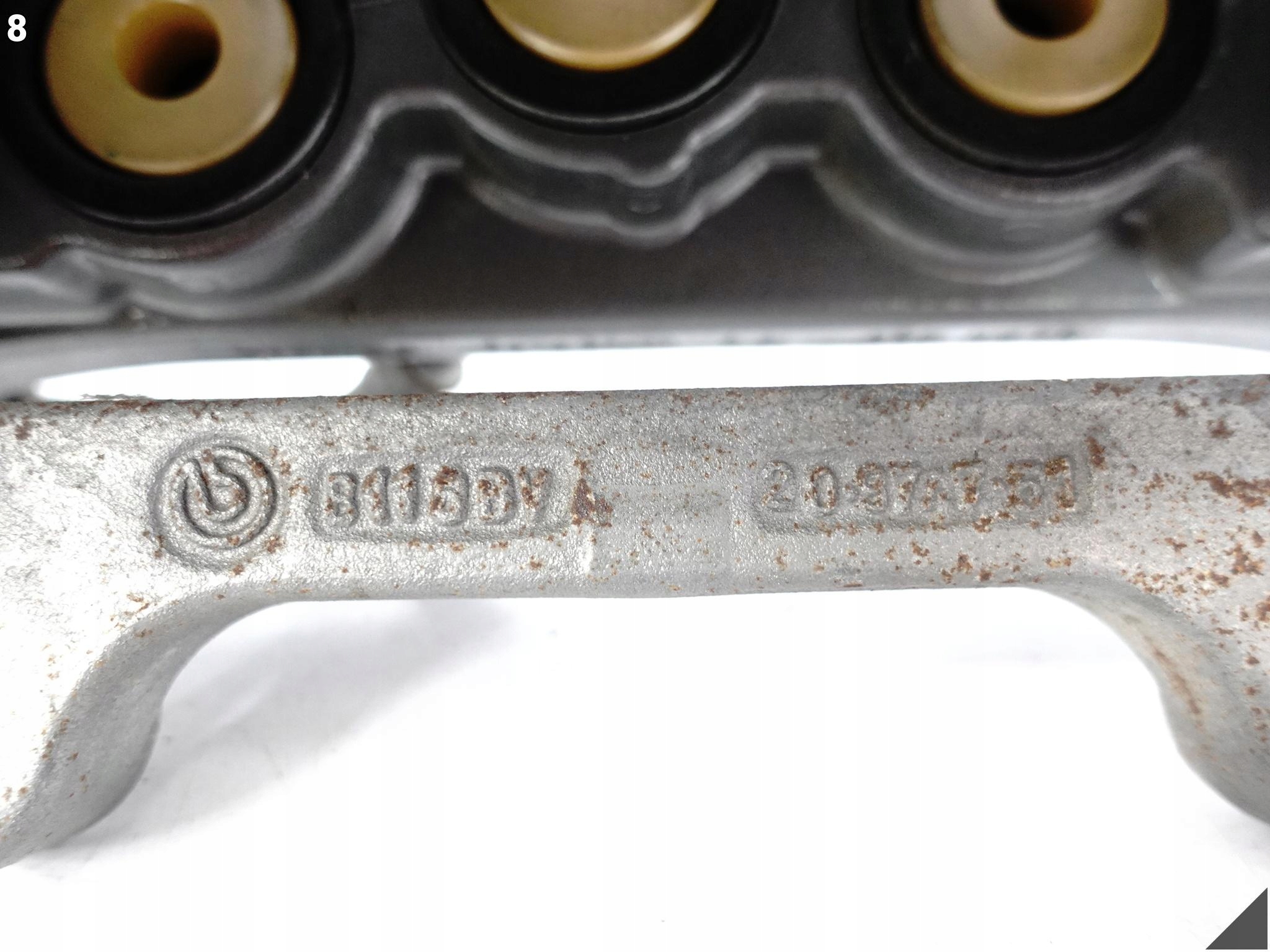 AUDI S8 plus A8 4H0 D4 LIFT 13-17 caliper brakes CERAMIKA left front 92 KM