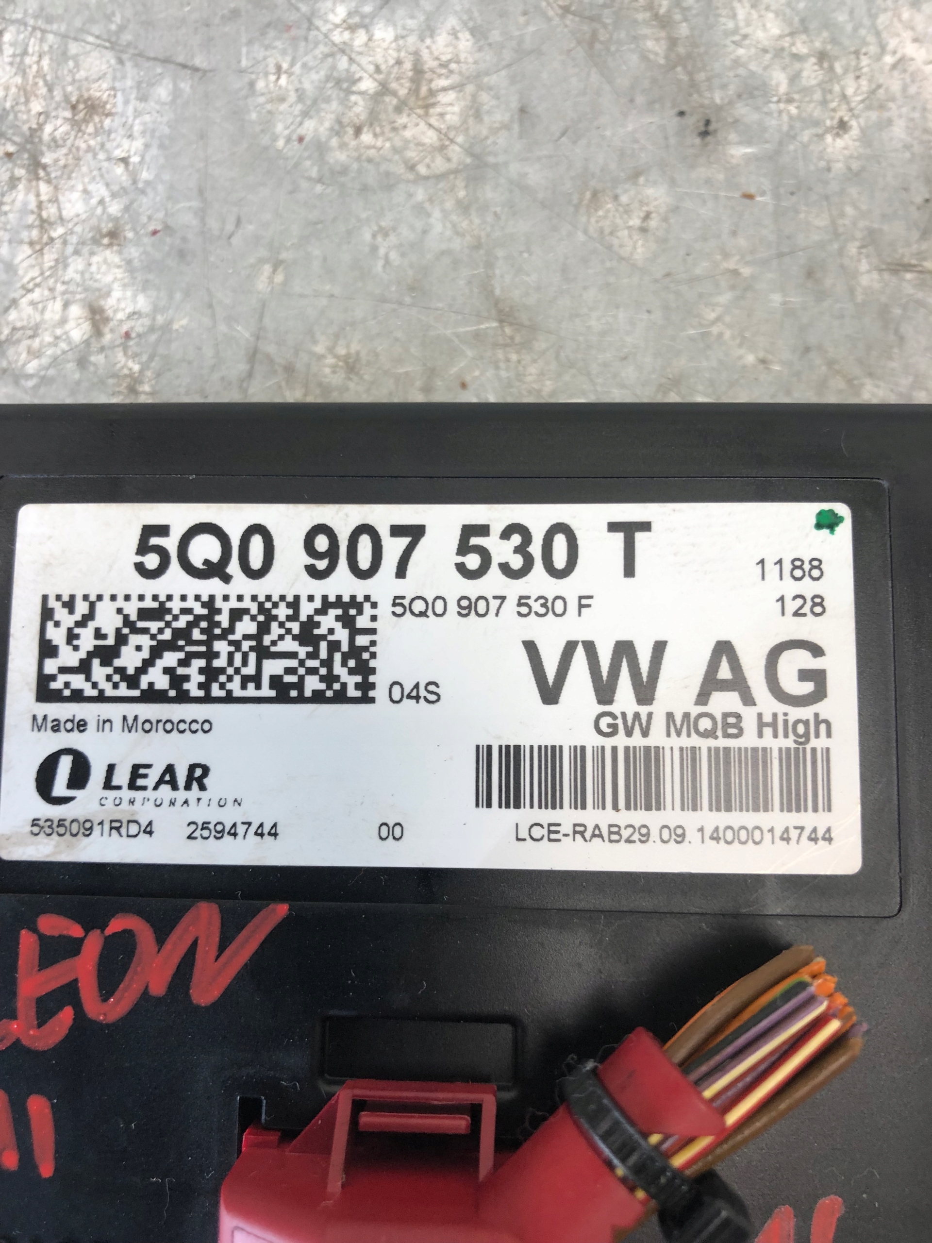 module GATEWAY SEAT LEON III 5Q0907530T