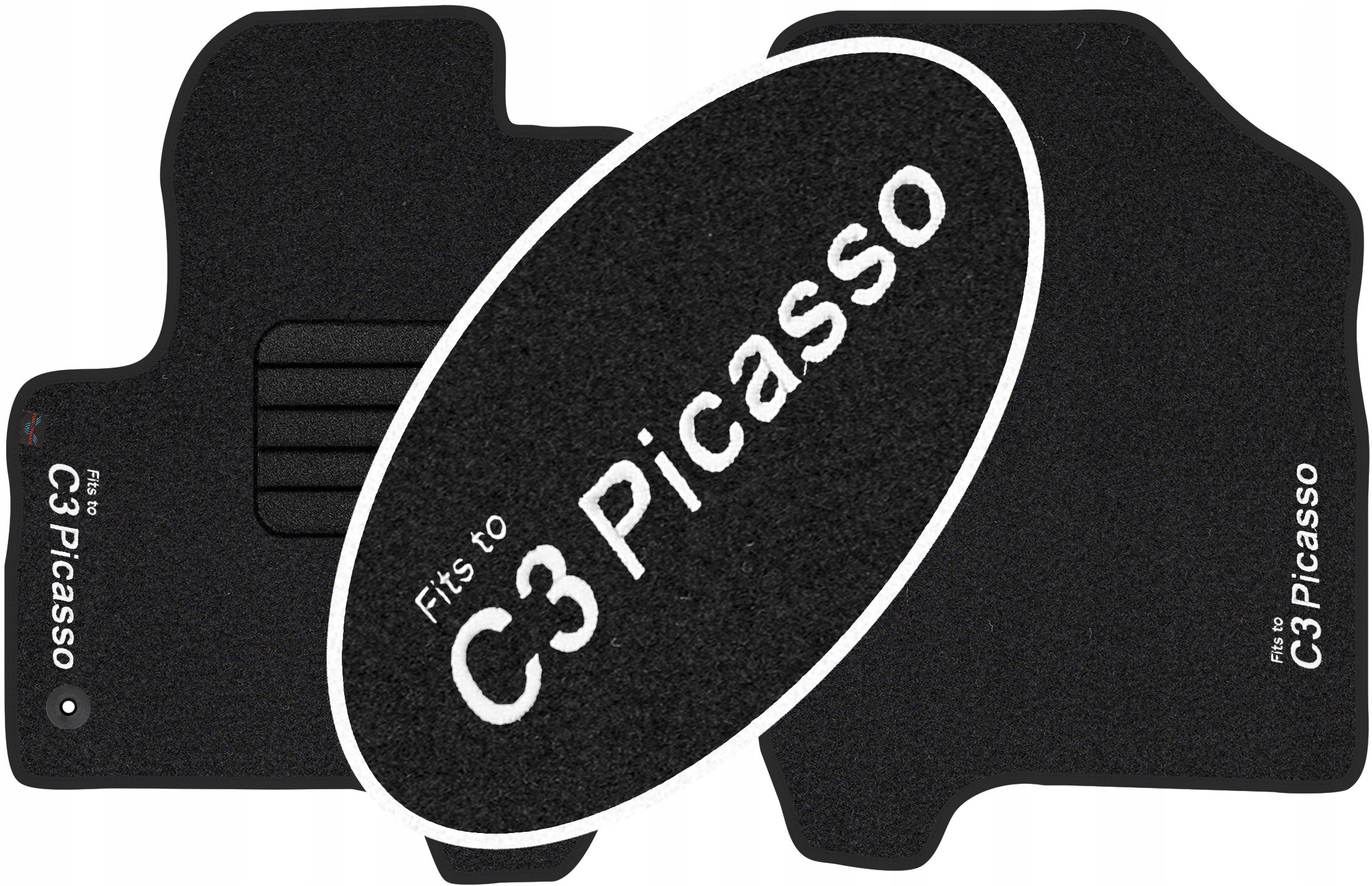

Citroen C3 Picasso 2009-2017 Dywaniki z Haftem