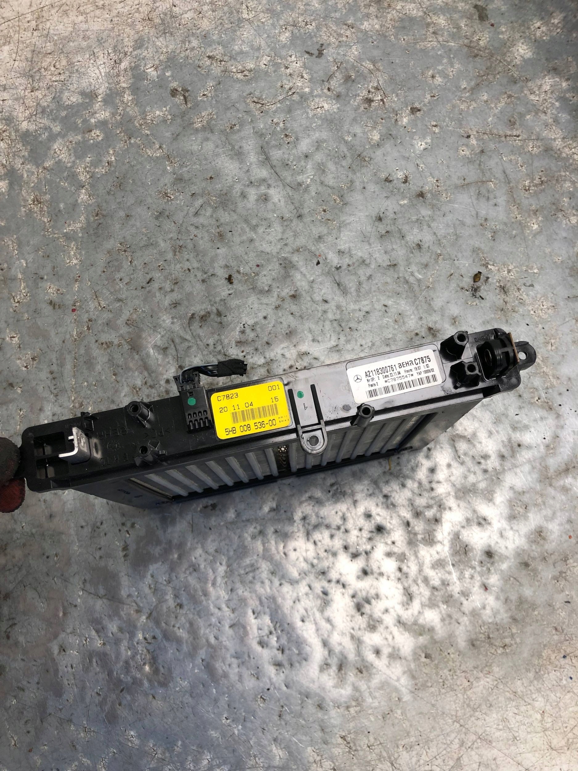 heater electrical MERCEDES W211 A2118300761