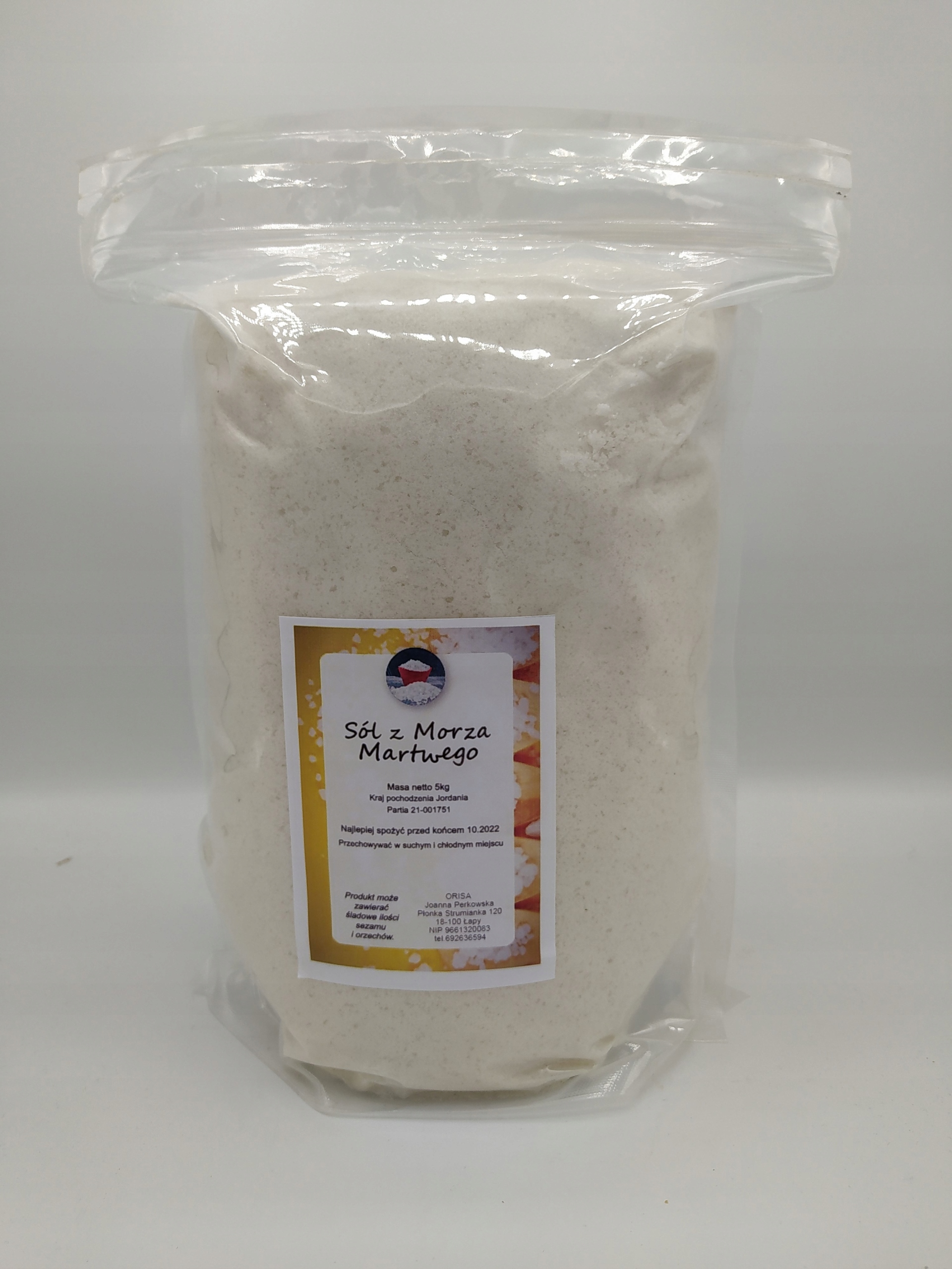 

Naturalna Sól z Morza Martwego Jordania Spa 5kg