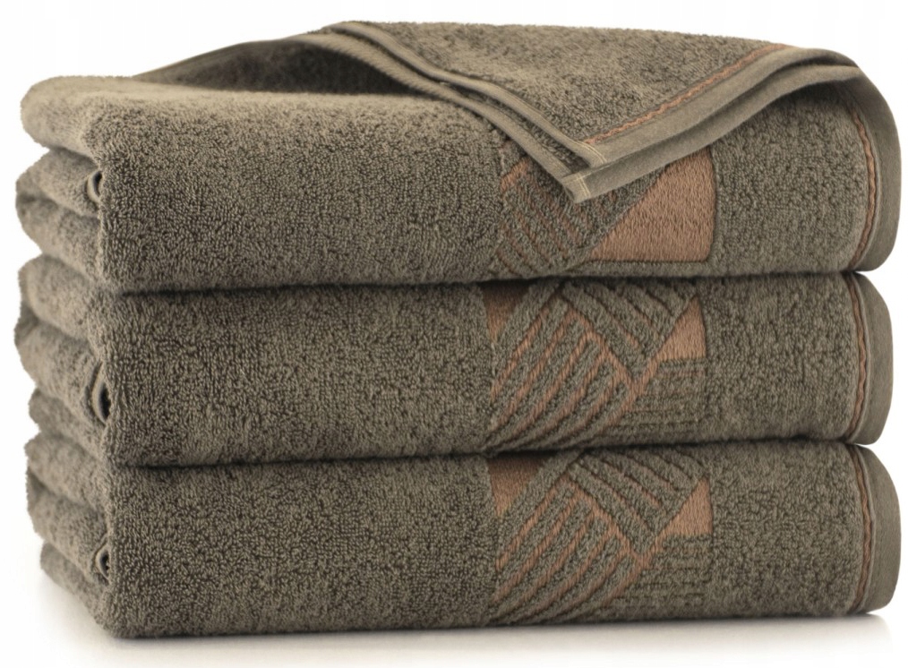 

Zwoltex Ręcznik Enzo Brąz bawełna Egipska 50x90