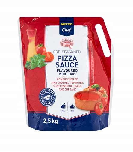 Levně Metro Chef Omáčka na pizzu s bylinkami 2,5 kg