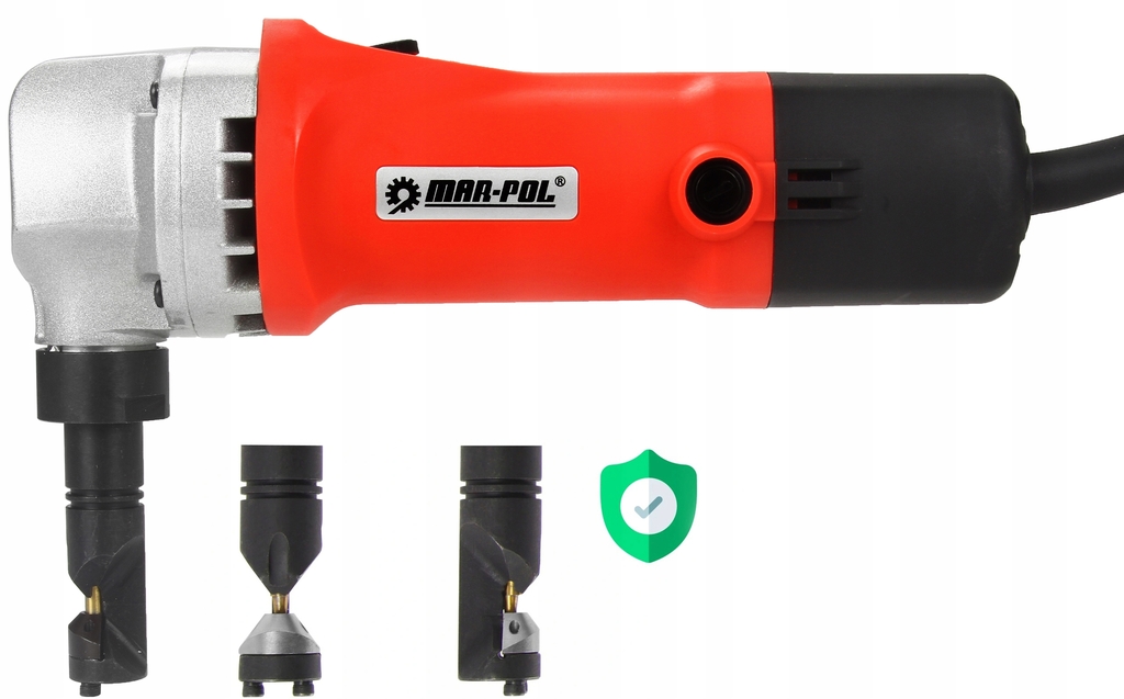 ELEKTRYCZNE NOŻYCE DO CIĘCIA BLACHY PROSTEJ FALISTEJ MAR-POL NIBLER Marka Mar-Pol