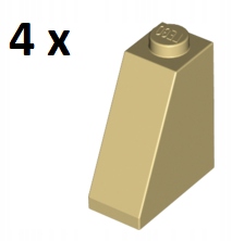 

Lego Tan Slope 65 stopni 2x1x2 60481 4szt