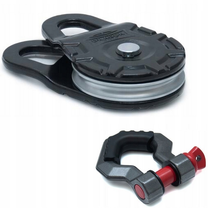Dragon Winch x1 Bloček 15T 15000 kg+x1 Sklo 3/4 4,75T navijaky Off Road