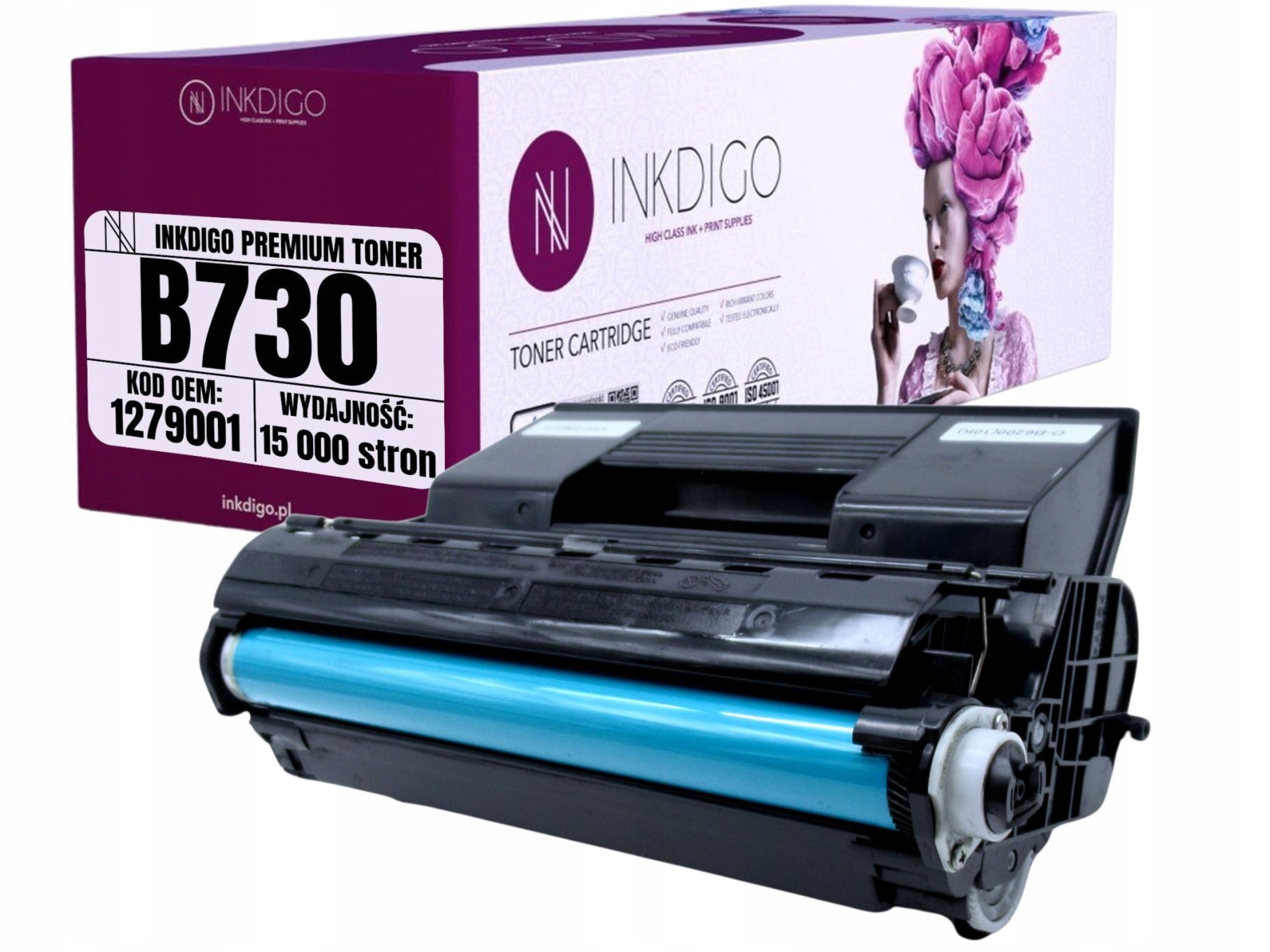 Náhradní toner 1279001 pro Oki B720dn B730n B730dn