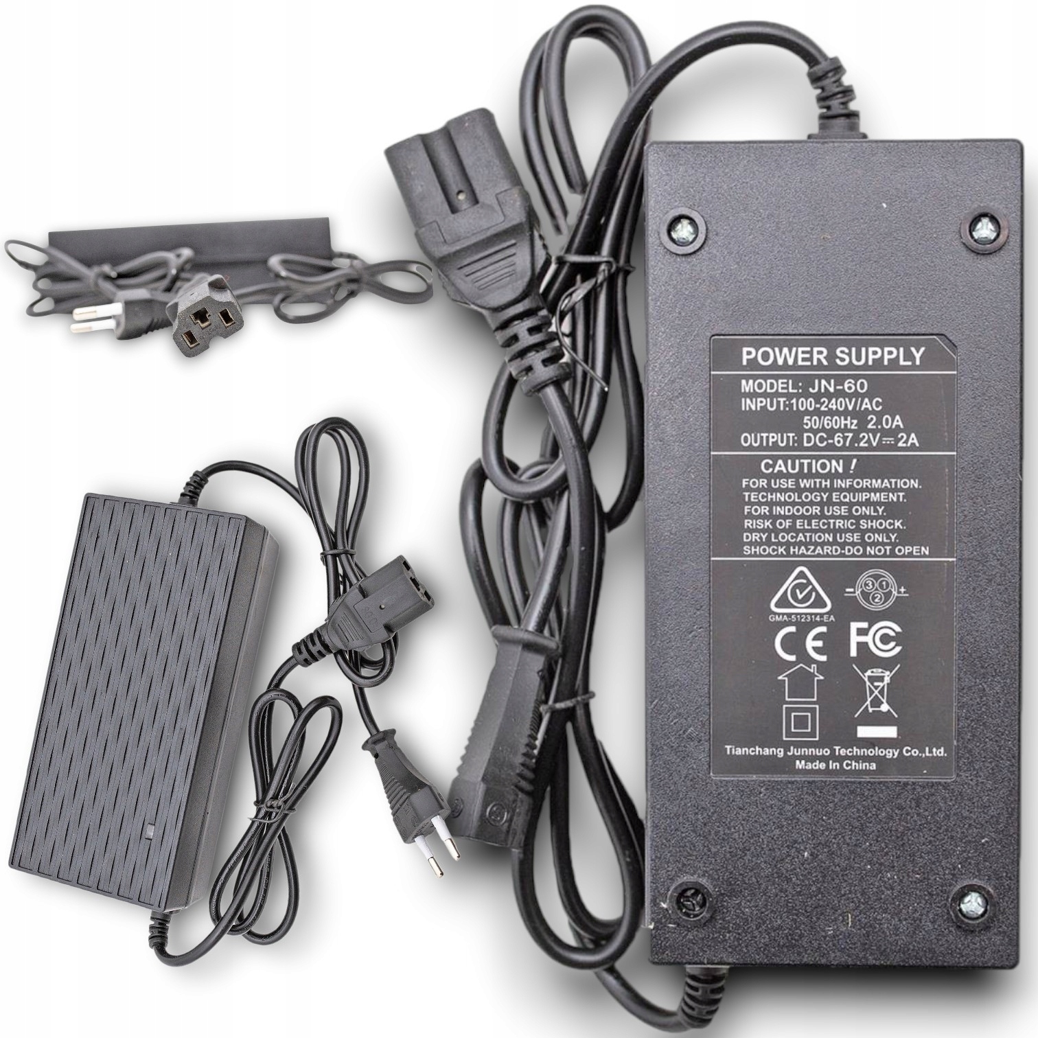 Zasilacz ładowarka do hulajnogi 60V Li-ion 60V (67.2) 2A