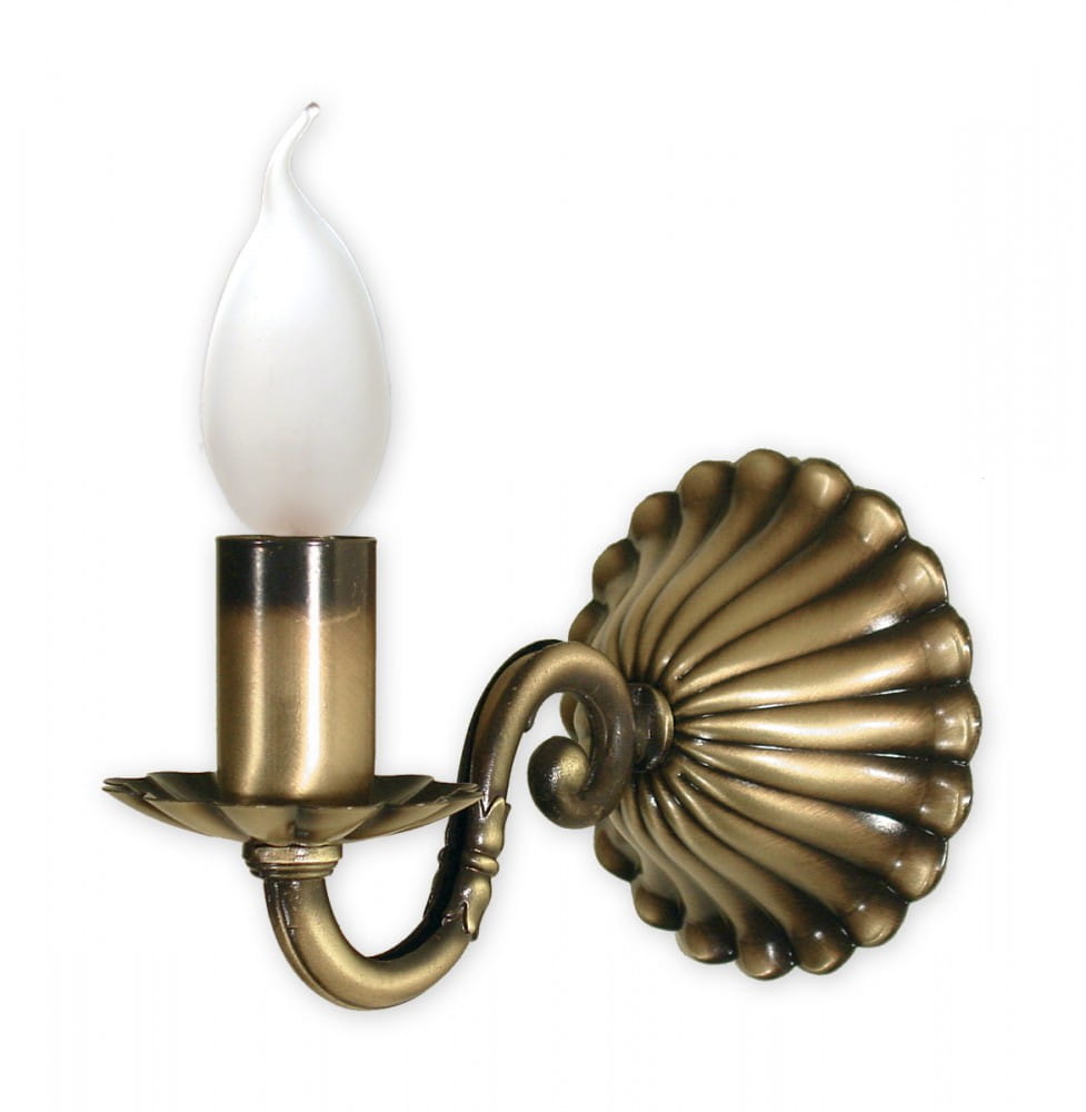 Prima kinkiet 1-punktowy patyna Lemir